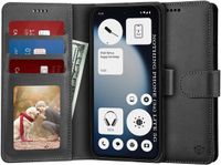 Techsuit Diary Book Wallet Case for Nothing Phone (3a) Lite - Black
