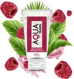 AQUA TRAVEL Wild Raspberry Flavour Waterbased Lubricant - 50 Ml