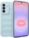 Techsuit Magic Shield Silicone Back Cover Blauw voor Samsung Galaxy A37