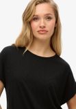 Superdry Studios T-shirt met losse pasvorm Dames Zwart
