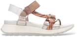 Hispanitas Amber gouden plateau sandalen voor dames