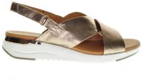 Caprice Taupe Metallic Sandalen maat 41