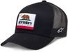 Alpinestars Cali 2.0 Pet Zwart Unisex Katoen Trucker Cap