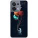1001 coques Cosmonaute aux ballons Bedrukt siliconen hoesje compatibel met Oppo Reno 8 5G