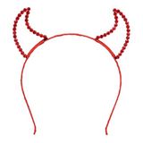Boland - Devil Diamond-diadeem, 4 stuks | Haarband voor duivel- of demonkostuum, voor carnaval, Halloween en themafeesten