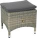 Oosterik Home Hocker Kingston Chocolate Taupe