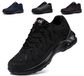 Chaussures de sécurité à embout d'acier pour le travail avec coussin d'air et confort