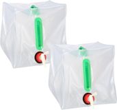 Gerimport Campingdouche waterzak - 2x - 20 liter - met kraantje