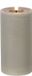 Countryfield Bougie LED rustique 15 cm - Gris