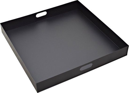 LOFT42 Tray Metalen Dienblad - Zwart - 60 x 60 cm