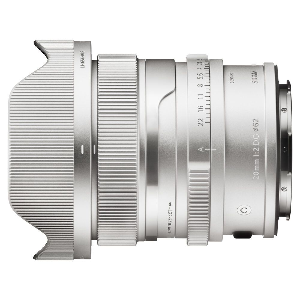 Sigma 20mm f/2.0 DG Contemporary L-mount Lens - Silver