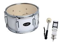 GEWA PURE GEWA Marching Tenordrum, marsdrum 14x10", witte houten ketel, incl. draagriem en mallets