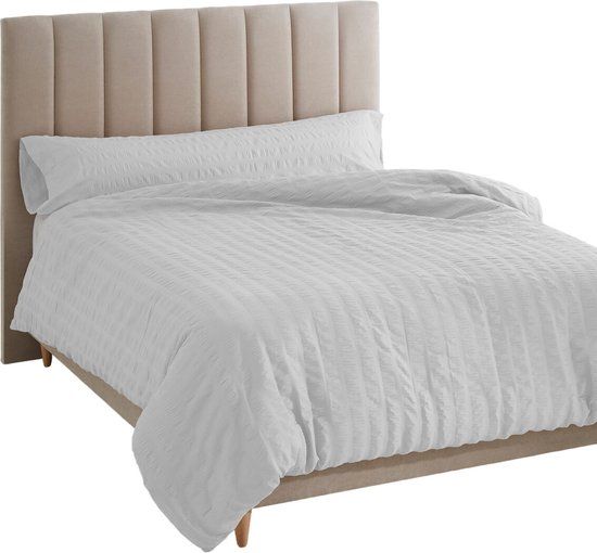 19319 Noorse hoes Alexandra House Living Amán Wit 260 x 240 cm