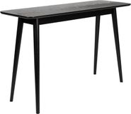 Housecraft Living Fabio Consoletafel/ Wandtafel 120x40 cm Hout Zwart