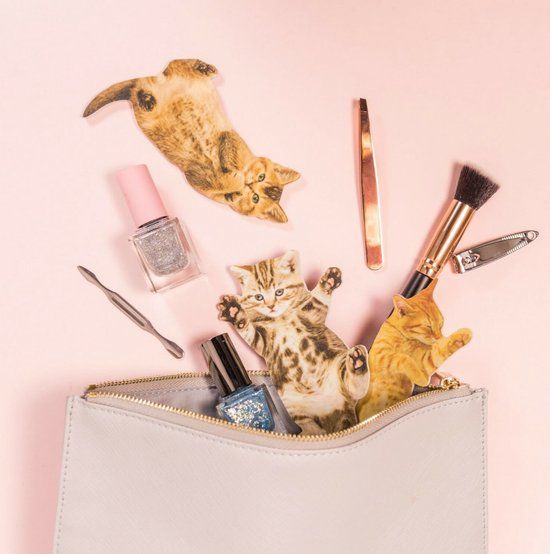 Kat nagelvijl (assorti) - 1 stuk(s) - Geschikt voor nepnagels