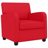 vidaXL Fauteuil Rood Kunstleer