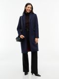Tommy Hilfiger Manteau Femme Laine/Polyamide 75%/25% Bleu Foncé Taille 48 Automne/Hiver 2026