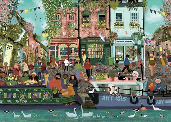 Ravensburger Puzzel Entlang des Flusses - 1000 stukjes