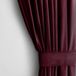 AmeliaHome Rideau aspect velours, 140x270 cm, bordeaux