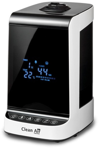 Clean Air Optima CA-605B Smart - Luchtbevochtiger met Ionisator, UVC-lamp en Aromatherapie - Zwart