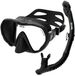 Seacsub X-frame Dry Snorkelset Zwart