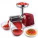 VEVOR Presse-tomate électrique, 800 W, acier inoxydable, robot de cuisine, rouge