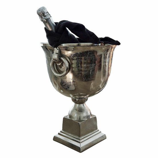 LOBERON Champagnekoeler Pewsey zilverkleurig