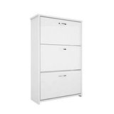 Homemania Schoenenrek, ARD816, Wit, 72 x 25.5 x 112 cm
