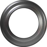 FIREFIX RD150/R kachelpijprozet voor 2 mm dikke kachelpijpen/rookbuizen met een diameter van 150 mm, voor kachels en haarden, Senotherm, donkergrijs, stijf, zwart