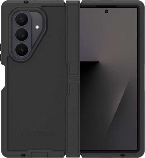 OtterBox Defender Pro XT Hoesje Geschikt voor Samsung Galaxy Z Fold 8 - Back Cover Compatibel met MagSafe & Qi2 - Beschermhoes Zwart