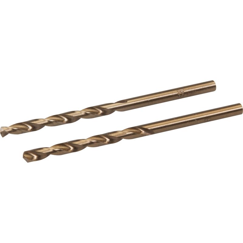 Labor HSS cobalt drill bit ground 3.5 x 70 mm 2 pieces