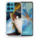 Cokitec Motorola G75 5G Manga Naruto Wit Versterkte hoes