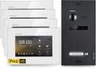 BALTER EVO HD Systeem voor een Gezinswoning, 4 Monitoren, Full HD, 2-Draads, Zwart