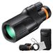 K&F Concept Monoculaire telescoop 12x50 HD mobiele telefoontelescoop met Arca-interface voor vogels kijken, jagen, wandelen, concerten (IP66 waterdicht zwart)