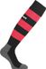 Uhlsport Team Pro Essential Stripe Voetbalkousen - Zwart / Rood | Maat: 37-40