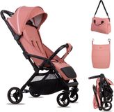Babylux Buggy Kinderwagen GIAU Reisbuggy met Ligfunctie, SALMON PINK