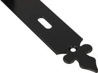 Ferrure de serrure 72mm PZ/BB/WC en acier inoxydable, universel pour intérieur et extérieur