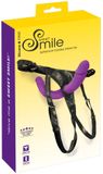 Sweet Smile Super Soft Double Voorbind Dildo - Strap-on met Uitneembaar Dubbele Dildo - Realistische Vloeibare Siliconen Dubbele Dildo 32 cm