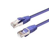 Microconnect MC-SFTP6A0025P netwerkkabel Paars 0,25 m Cat6a S/FTP