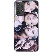 Maniacase Coque Pour Samsung Galaxy A72 Blackpink group Lisa Jennie Jisoo Rosé
