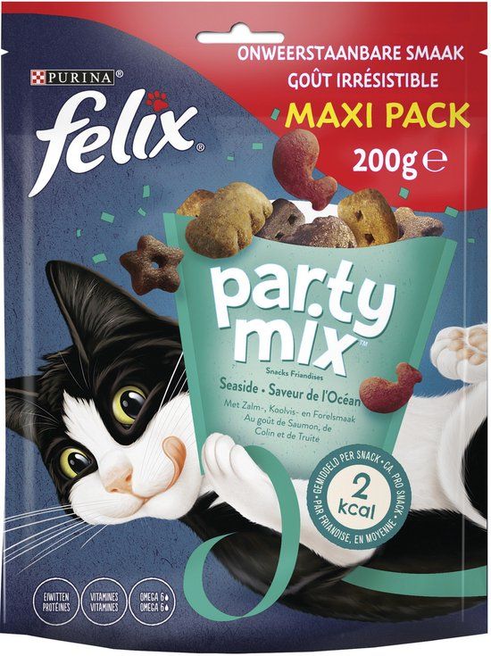 Felix Party Mix Seaside - Kattensnacks - 200g