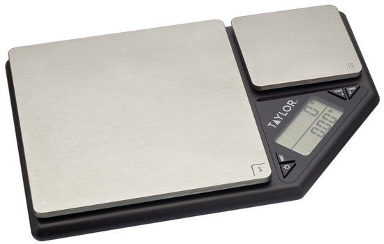 Taylor Pro Digitale Voedselweegschaal - Zilver/Zwart - RVS - 20 Jaar Garantie