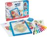 Maped Office ARTIST BOARD - Kit pour concevoir vos propres "Masques" effaçables sur un tableau TRANSPARENT