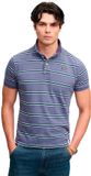 Superdry Vintage Stripe Polo à manches courtes Bleu S Homme