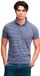 Superdry Vintage Stripe Polo à manches courtes Bleu S Homme