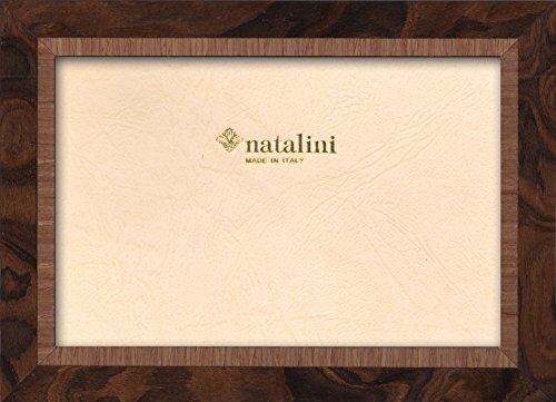 Natalini ESTER NOCE CAN 13X18 fotolijst met ondersteuning voor tafel, Tulipwood, walnoot, 13 x 18 x 1,5