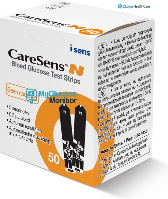 CareSens N Glucose teststrips 50