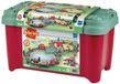 Ecoiffier Abrick bouwset treinbaan - Speelgoed met station en accessoires, 140dlg.