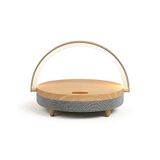 Livoo - Led-luidspreker, 5 W, snelle inductielader 10 W, lamp met 3 verlichtingsmodi TES242