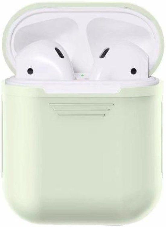 KELERINO. Airpods Silicone Case Cover Hoesje voor Apple Airpods - Glow in the Dark